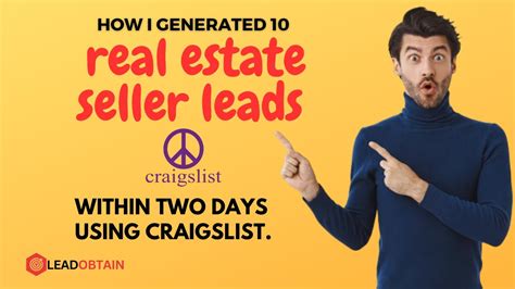 what are real estate seller leads